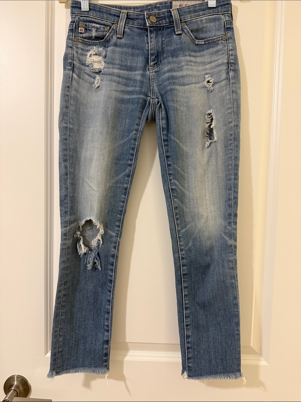 AG stilt crop cigarette jeans 25